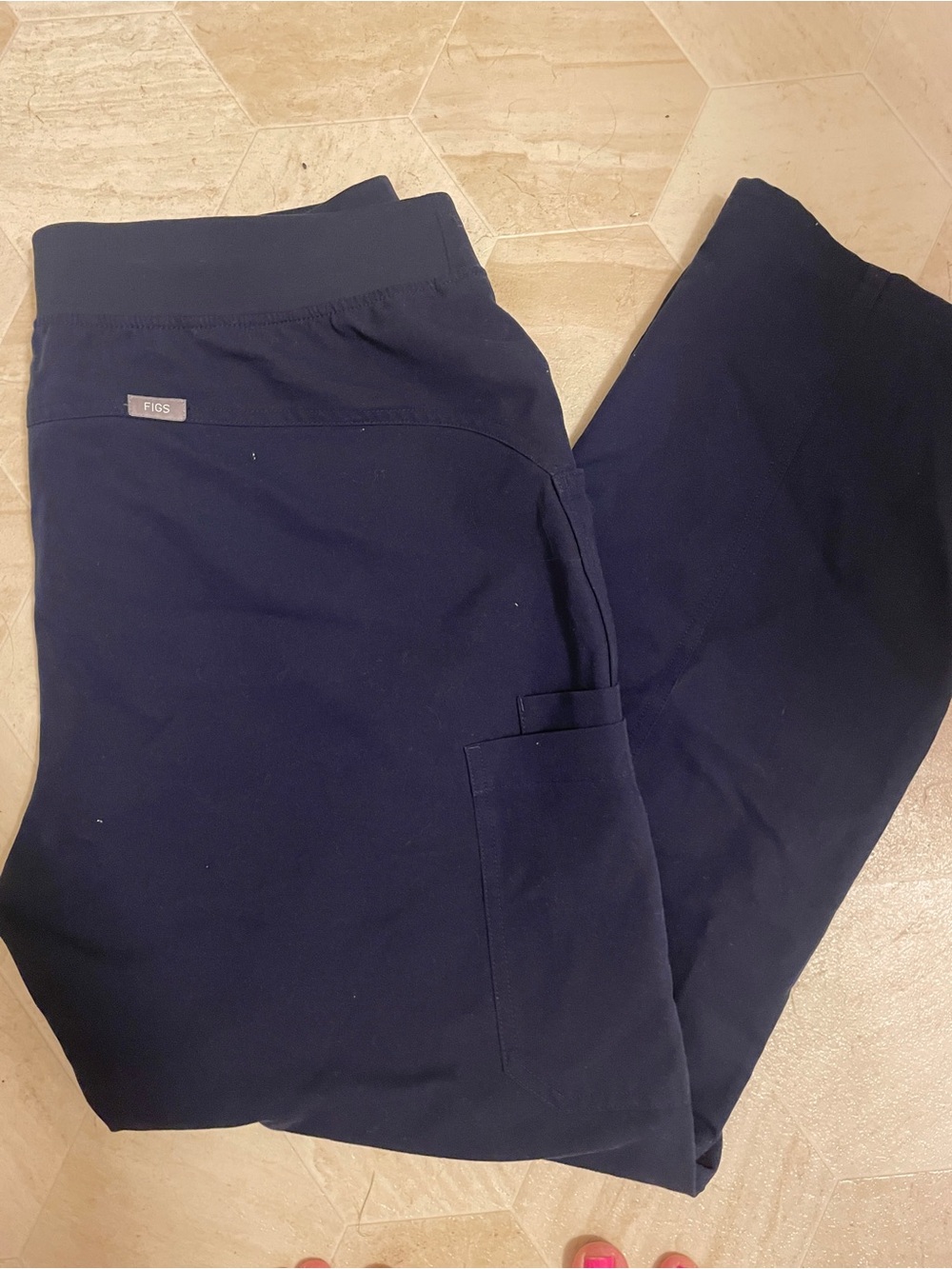 Figs Navy Women's Kade cargo Scrub Pants